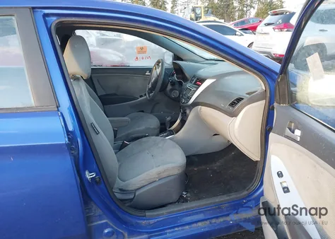 2013 Hyundai Accent Gls из США, поврежденный, VIN KMHCT4AE0DU539153